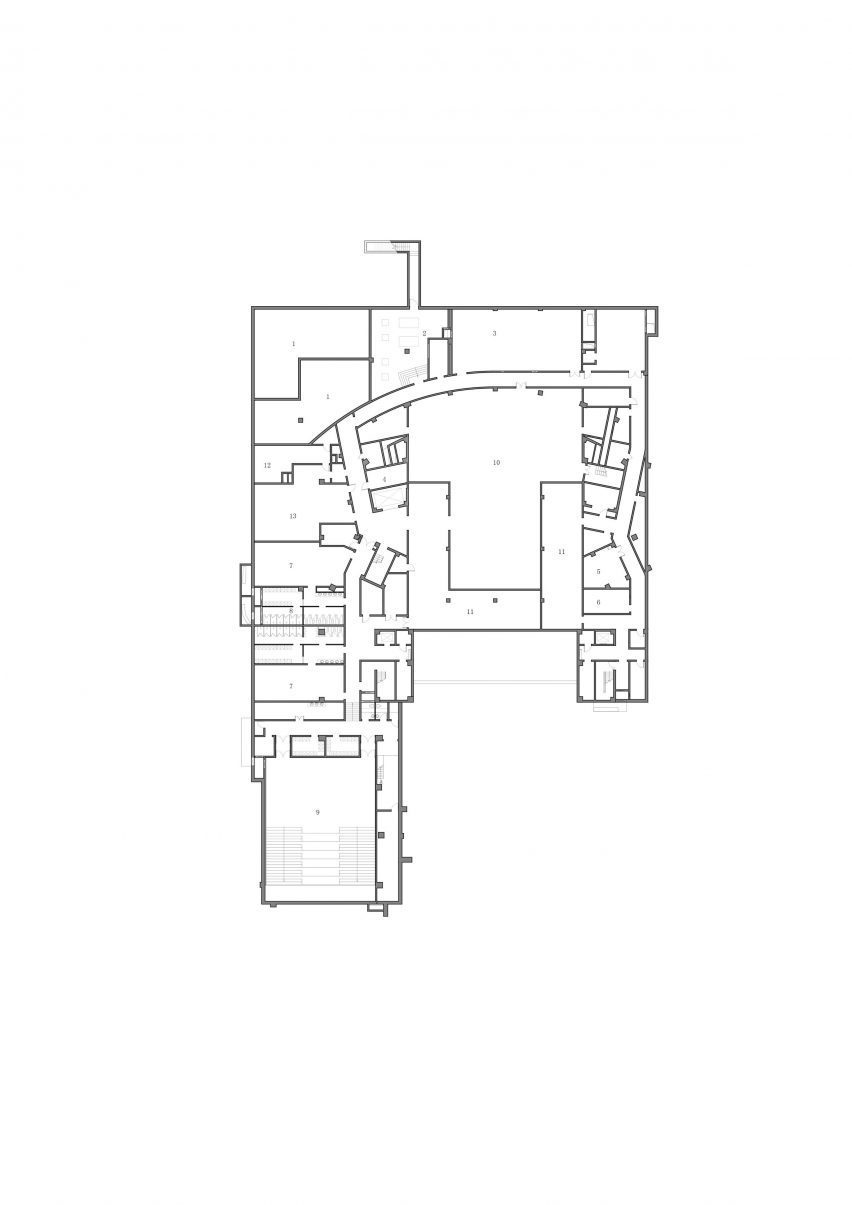 Yang Liping Performing Arts Center basement plan
