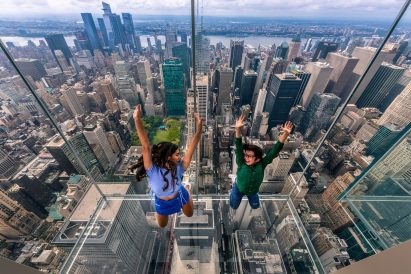 Sky boxes with glass floors