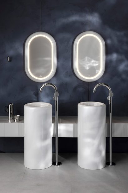 Tom Dixon's Liquid collection for VitrA bathrooms