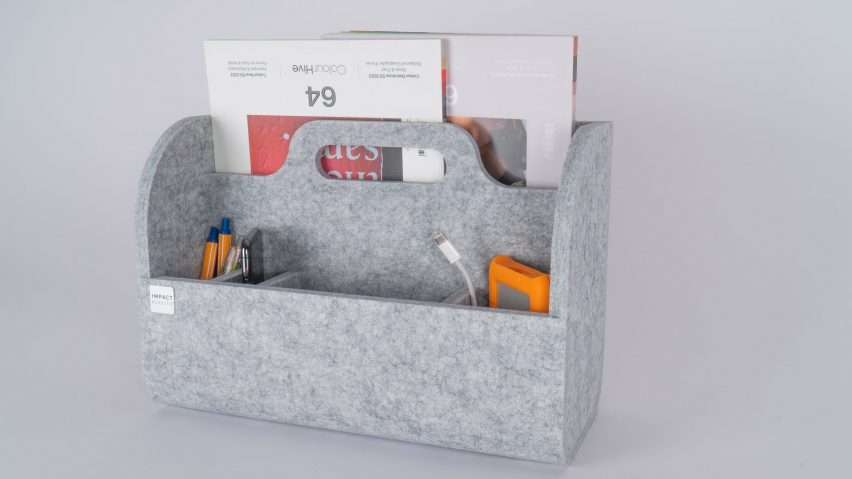 TwoWay acoustical desk organiser by Impact Acoustic