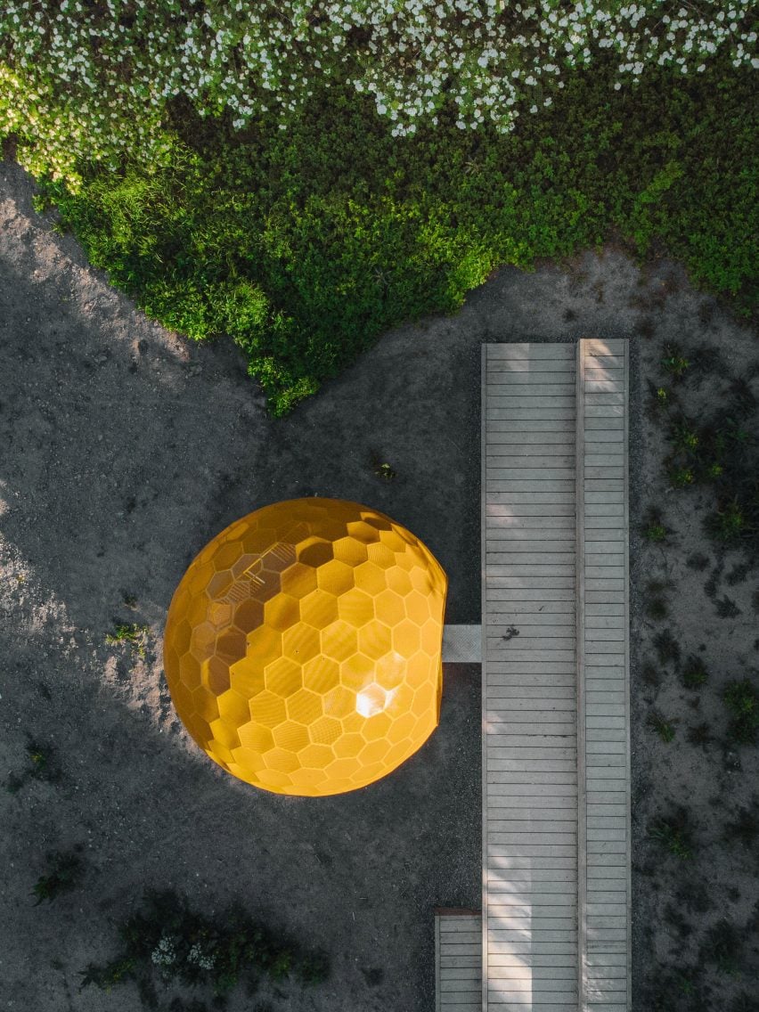 Vårbergstoppen Playground Sphere by AndrénFogelström