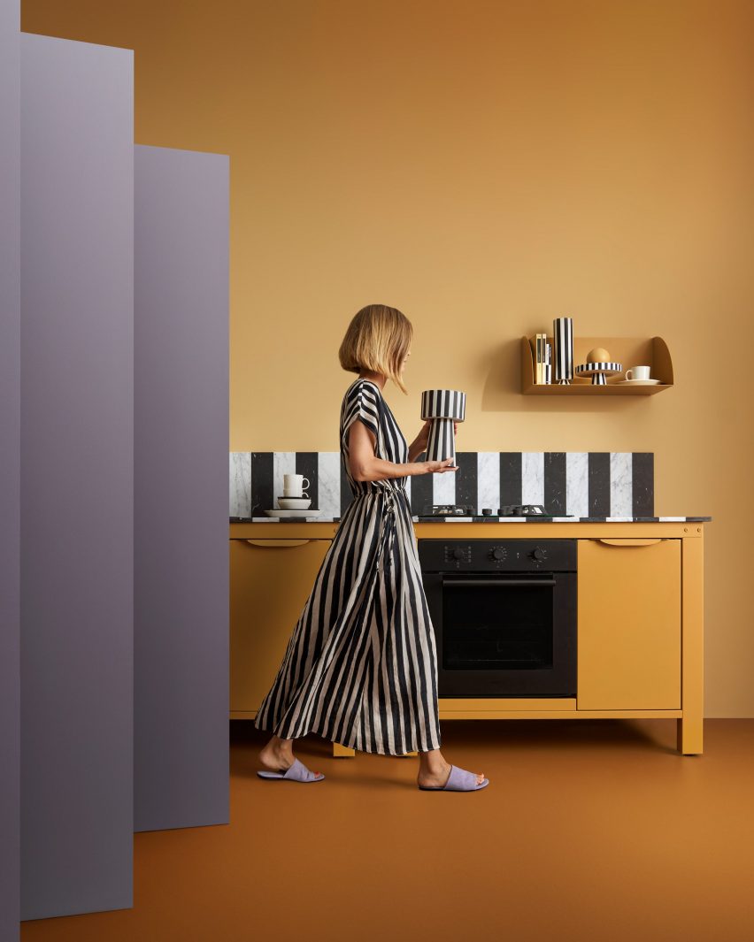 Very Simple Teklan Edition kitchen modules by Very Simple Kitchen and Tekla Evelina Severin