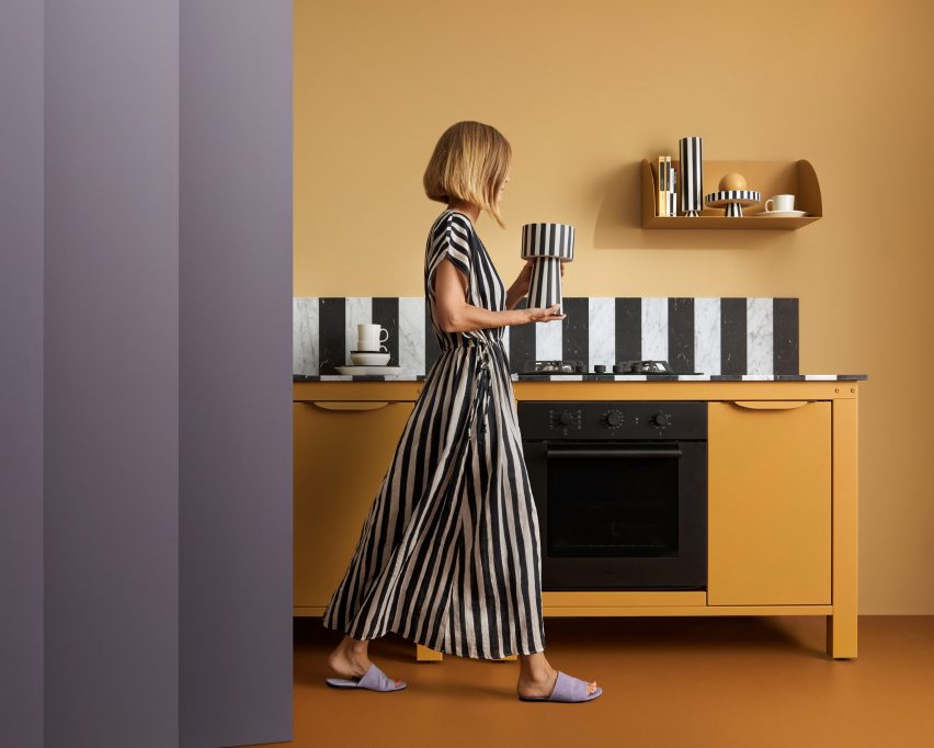 Very Simple Teklan Edition kitchen modules by Very Simple Kitchen and Tekla Evelina Severin
