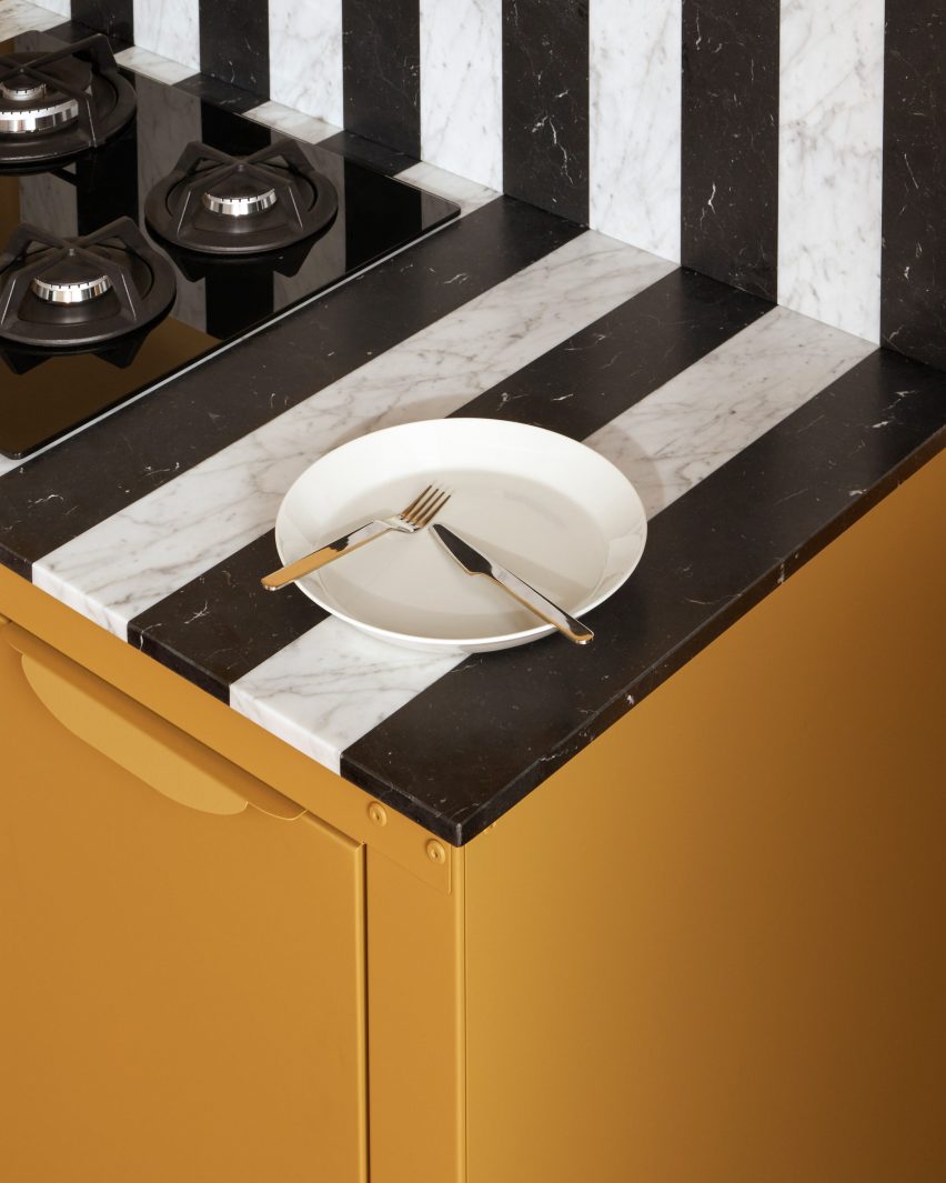 Very Simple Teklan Edition kitchen modules by Very Simple Kitchen and Tekla Evelina Severin