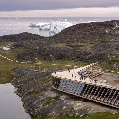 A climate research centre in Greenland features in today’s Dezeen Weekly newsletter