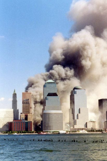 The collapse of the Twin Towers
