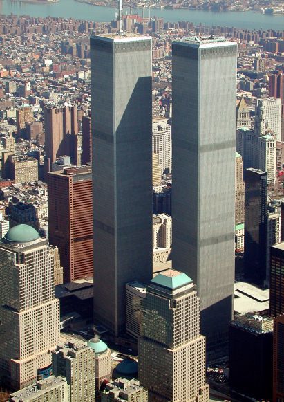 World Trade Centre towers by Minoru Yamasaki