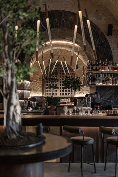 Virgin Izakaya Bar has an open kitchen