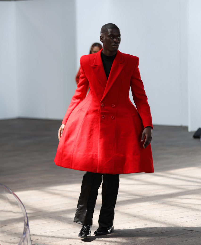 A photograph of a fashion project