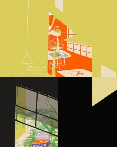Illustration project called The Maverick at No. 4 by Rosie Yates
