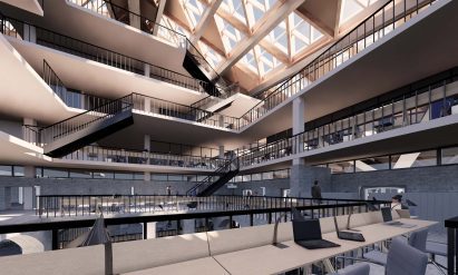 An illustration of a centre in Cork designed to educate apprentices