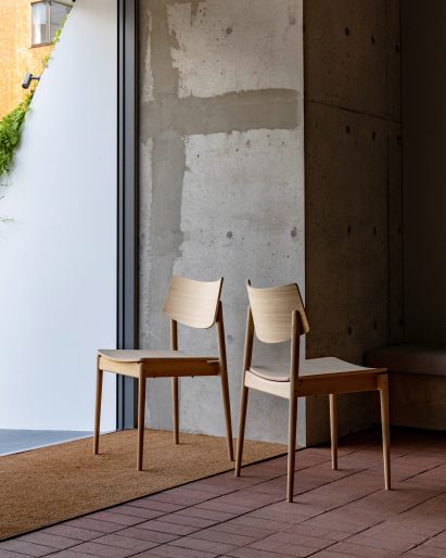Wooden chairs