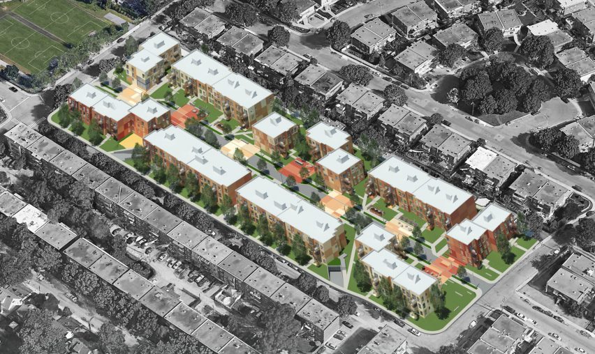 Site plan rendering