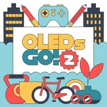 OLEDs Go! 2 illustration by Andrew Joyce