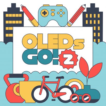 OLEDs Go! 2 illustration by Andrew Joyce