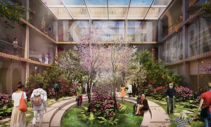 An illustration of The King's Cross Social Learning Hub