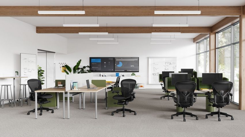 Herman Miller chairs in an office