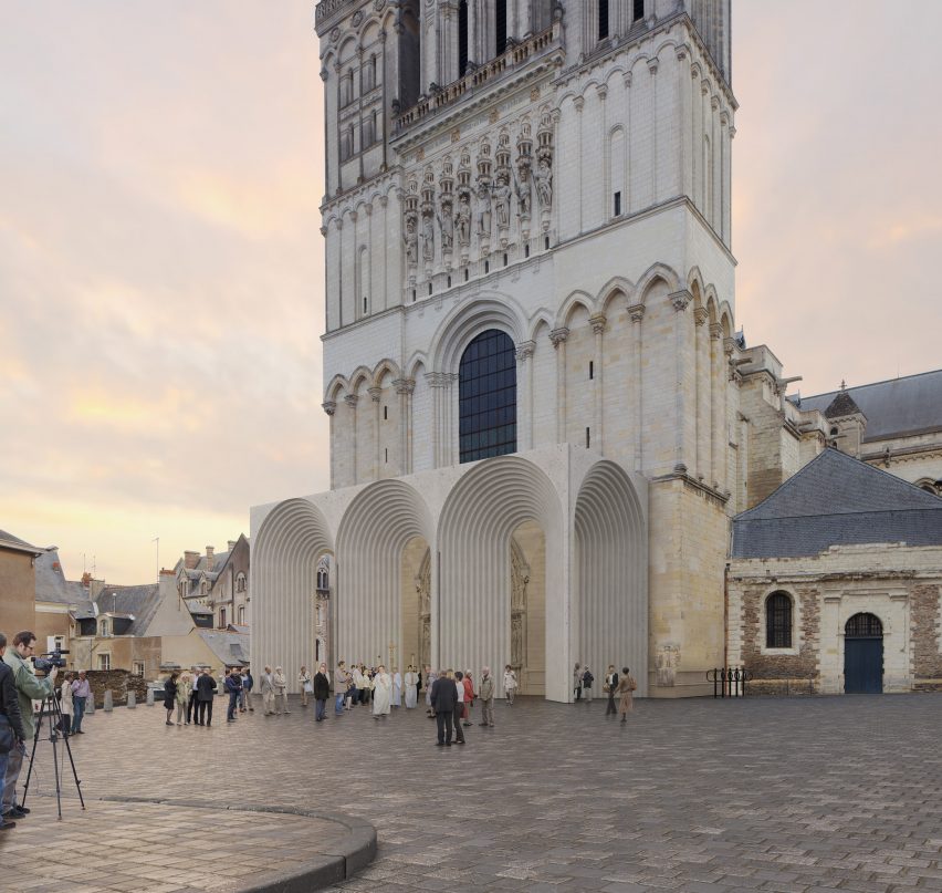 View of Angers Cathedral