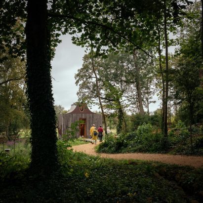 Approach to The Beezantium by Invisible Studio at The Newt in Somerset