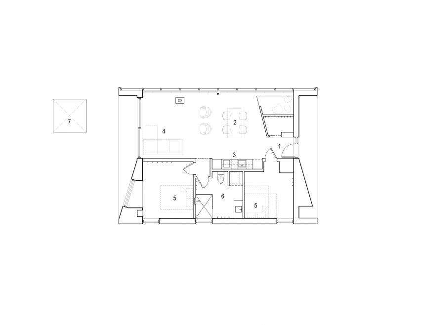 plan of forest glamp