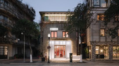 Exterior of Bund Post Office designed by Yatofu