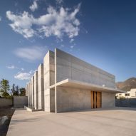 Entrance to Monterrey chapel by WRKSHP