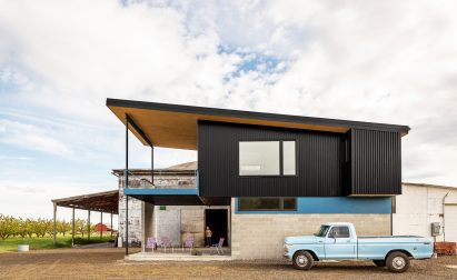 Cloud Ranch has a sloped roof