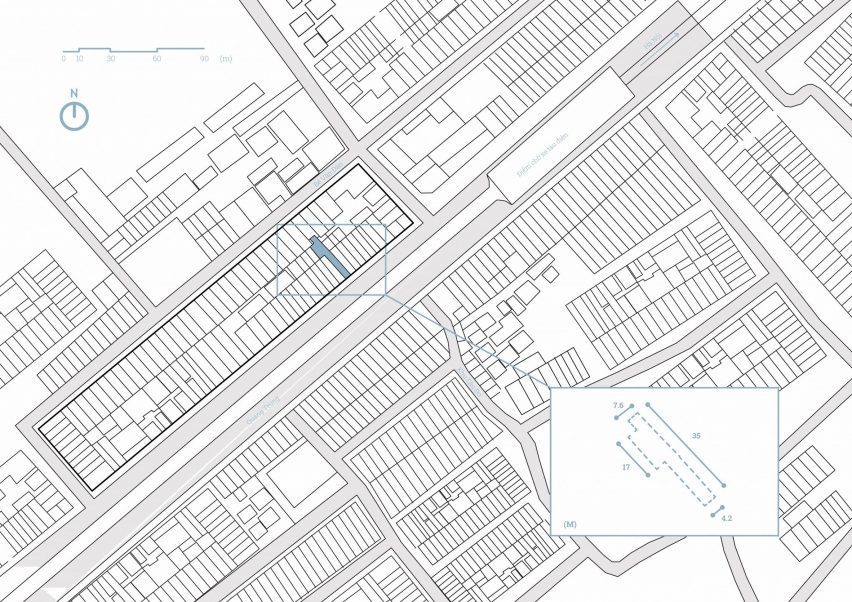 Site plan of CH House by ODDO Architects