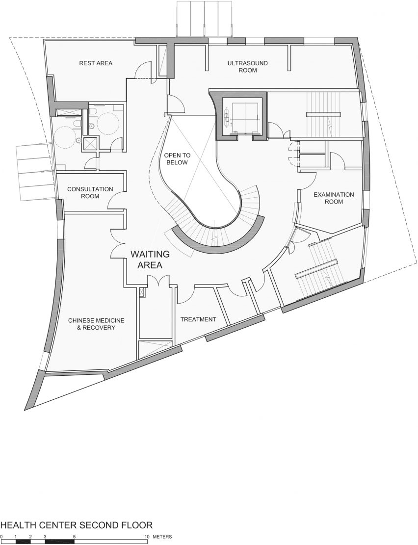 Cofco Health Center by Steven Holl