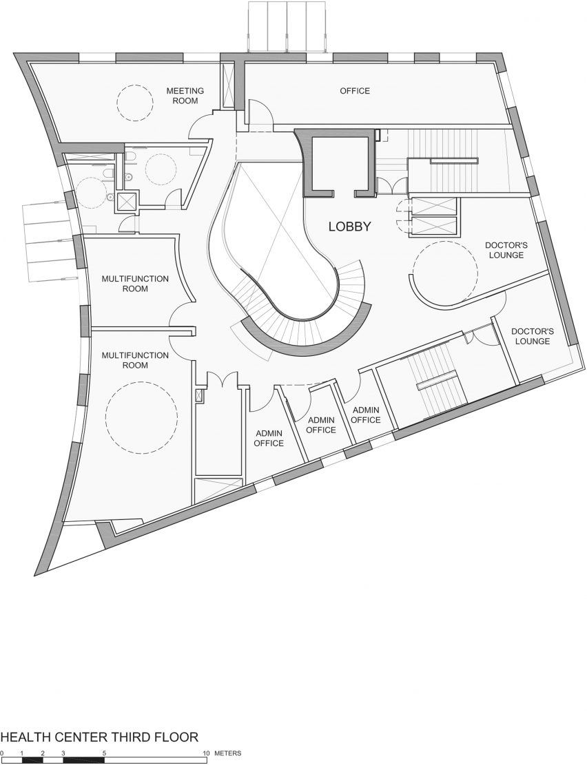 Cofco Health Center by Steven Holl