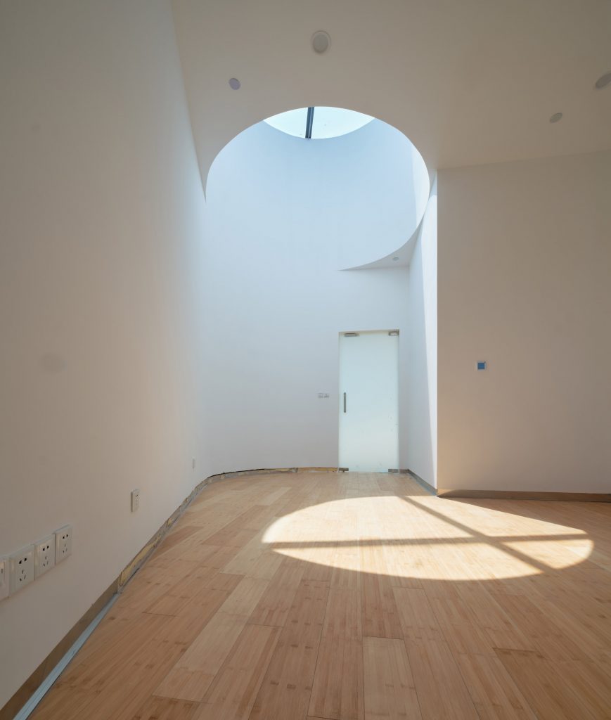 Cofco Cultural and Health Center by Steven Holl interior view