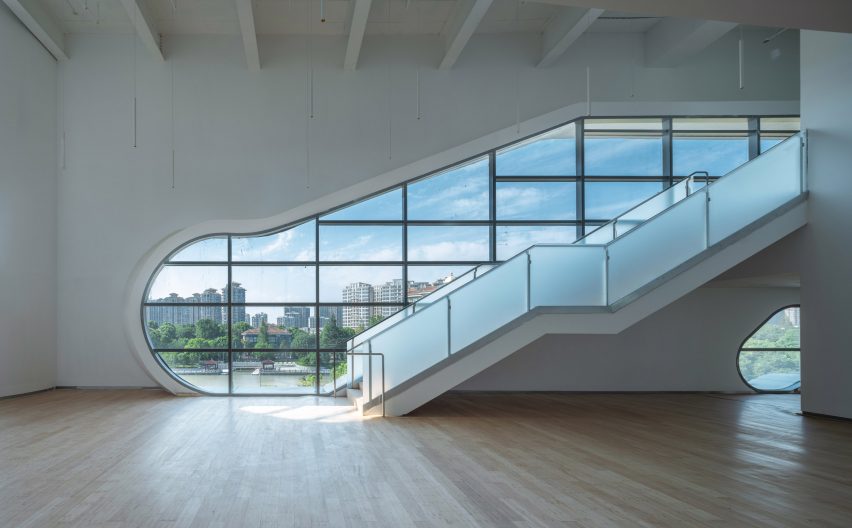 Cofco Cultural and Health Center by Steven Holl interior view
