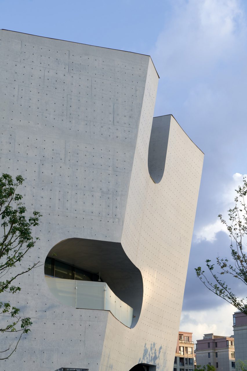 Cofco Cultural and Health Center by Steven Holl exterior view