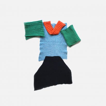 Clothes in puzzle formation