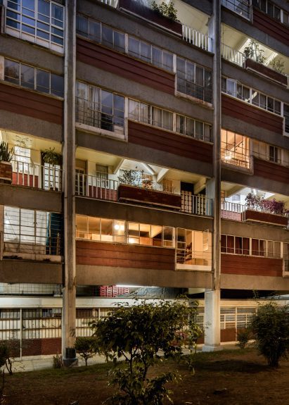 Apartment building in Mexico City