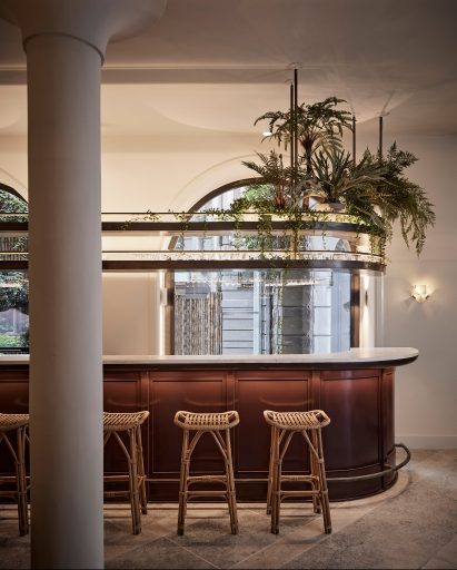 Bar in Esmée restaurant by Space Copenhagen