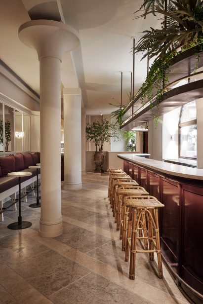 Bar in Esmée restaurant by Space Copenhagen