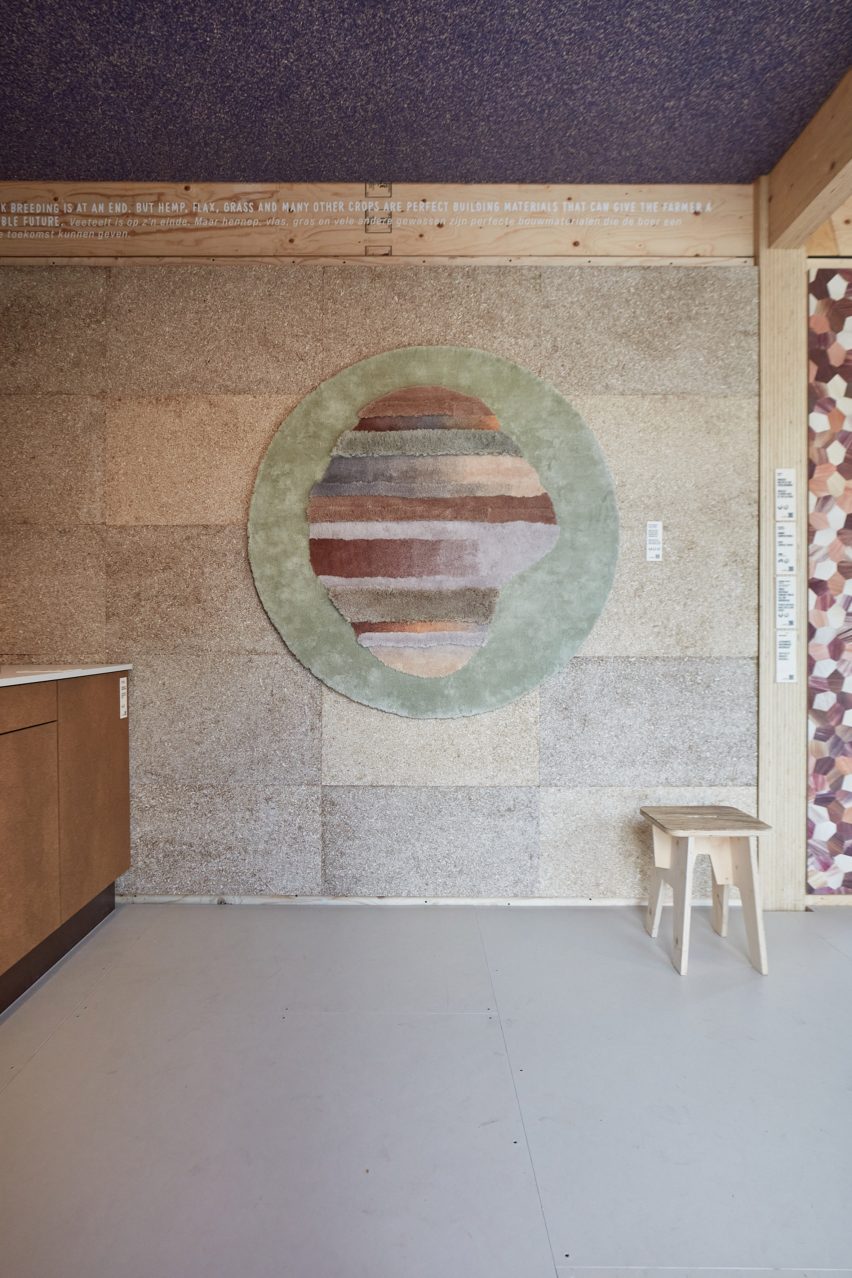 Kitchen in biomaterials house by Biobased Creations