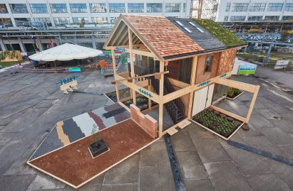 The Exploded View Beyond Building, a biomaterials house by Biobased Creations