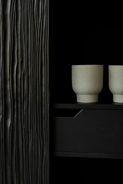 Armarium cabinet by Vilde Hagelund at Ny Normal exhibition by Fold Oslo