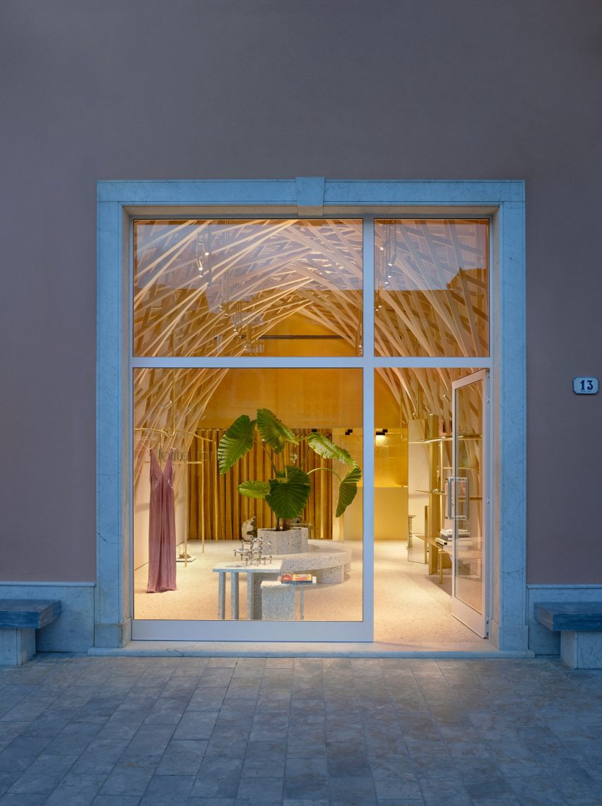 Exterior of Forte Forte shop in Forte dei Marmi