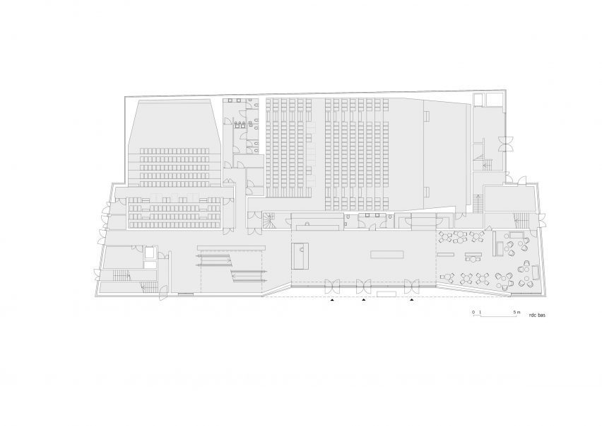 Grand Palais Cinema by Antonio Virga Architecte in Cahors