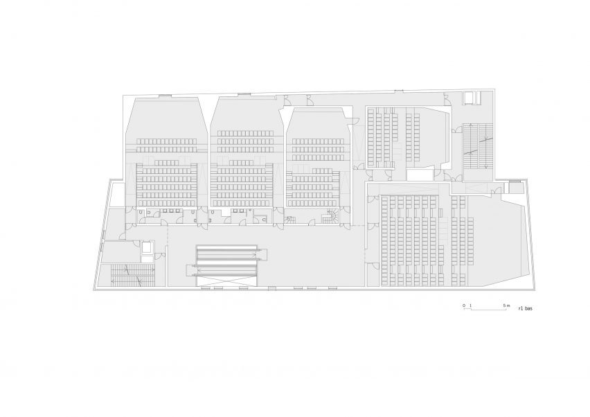 Grand Palais Cinema by Antonio Virga Architecte in Cahors