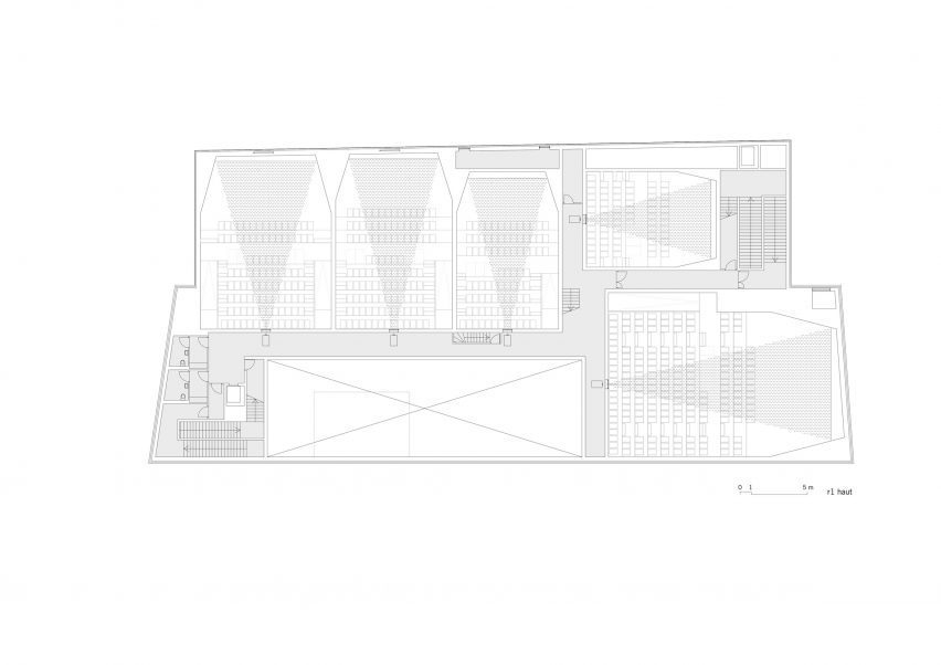 Grand Palais Cinema by Antonio Virga Architecte in Cahors