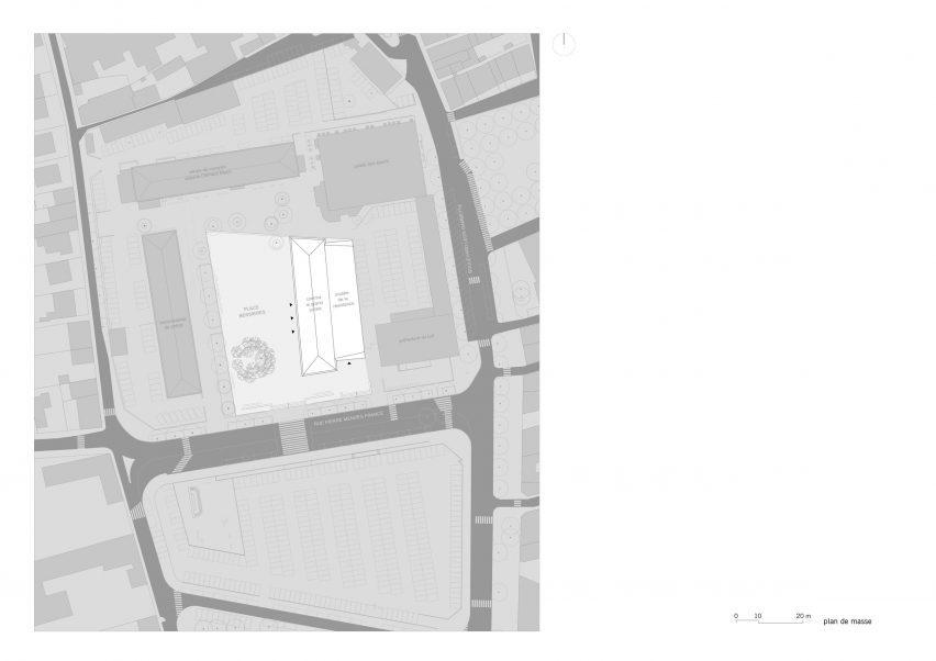 Grand Palais Cinema by Antonio Virga Architecte in Cahors