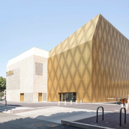 Grand Palais Cinema by Antonio Virga Architecte in Cahors