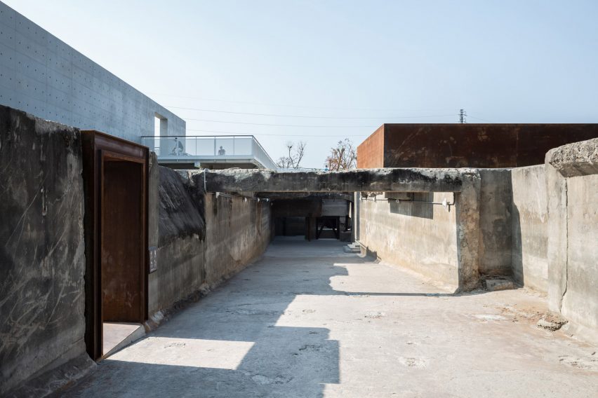 Ruins in park in Pingtung City