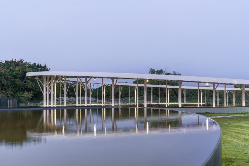 Water basin in Heito 1909 park