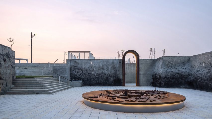 Landscaped park in Pingtung City
