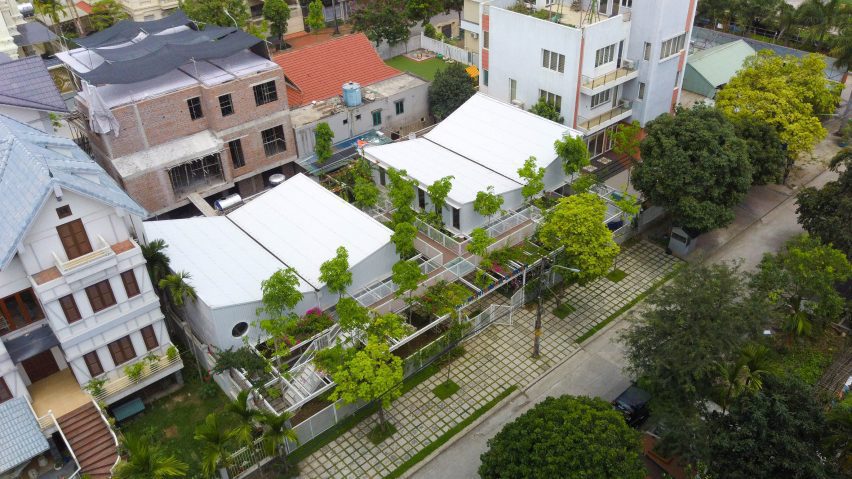 Aerial view of the school by HGAA